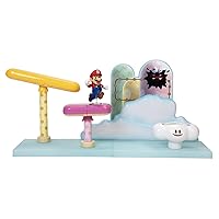 Super Mario Cloud World Diorama Set with 2.5