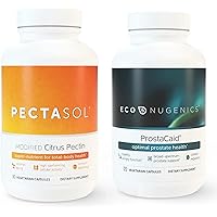 Ultimate Prostate Health Supplement Bundle Including ecoNugenics ProstaCaid and Pectasol Modified Citrus Pectin - Immune Function & Prostate Support for Men