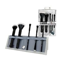 MODA Perfect Mineral 6 pc Makeup Brush Flip Kit, Black