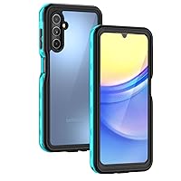 Lanhiem for Samsung Galaxy A15 5G Case, IP68 Waterproof Dustproof, Built-in Screen Protector, Rugged Full Body Shockproof Protective Cover for Samsung A15 5G /4G 6.5