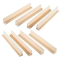 ERINGOGO 8pcs DIY Supply Domino Tiles Rack Dominos Accessories Wooden Rack Holder Mahjong Rack Dominos Table Adult Toy ：Marine Corp Birthday Wood Base Wood Toy Toys Wooden Base Letter Child
