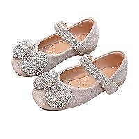 Cute High Heels for Kids Little Girl's Adorable Princess Party Girls Dress Bow Princess Shoes Toddler Girl Slip on