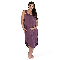 Kindred Bravely Ruffle Strap Labor and Delivery Gown | 3 In 1 Labor, Delivery, Nursing Gown for Hospital