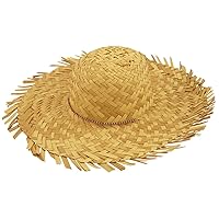 Adults Beachcomber Straw Hat Mens Tropical Beach Party Fancy Dress Accessory One Size