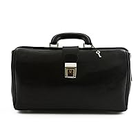 Genuine Leather Bag For Doctor, 1 Compartment Color Black