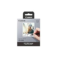 Color Ink and Label Set for Canon SELPHY SQUARE QX10 XS-20L