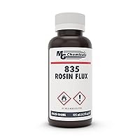MG Chemicals - 835-100ML Liquid Rosin Flux, for Leaded and Solder, 125 ml Bottle, 4.22 Fl Oz (Pack of 1)