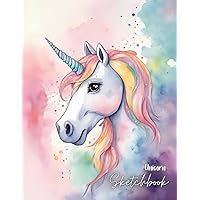 Unicorn Sketchbook: A Magical Sketchbook Pad for Creative Girls Ages 3-10 | Dream, Draw and Sparkle | Transform Fantasies into Colourful Art