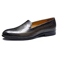 Men's Loafers Slip On Formal Dress Leather Slipper Fashion Wedding Business Casual Walking Mocassins for Men