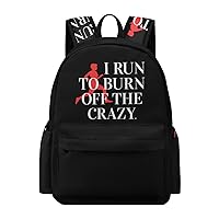 I Burn Off Crazy (2) Travel Backpack for Men Women Lightweight Computer Laptop Bag Shoulder Bag Daypack