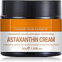 Astaxanthin Face Cream Anti Aging Moisturizing Quick Absorption Moisturizing Antioxidant Facial Cream Reduce Wrinkles Shrink Pores Skin Care 50g