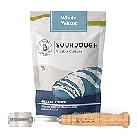 Cultures for Health Bread Lame + Whole Wheat Sourdough Starter Culture Bundle | Essential Baking Supplies for Homemade Bread | DIY Breadmaking