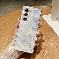 Compatible with Samsung Galaxy Z Fold 5 Case,Marble Pattern Hard PC Slim Shockproof Full Body Drop Protective Case,Slim Thin Hard Phone Case Cover for Galaxy Z Fold 5 Shockproof protective case cover