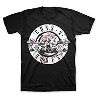 Guns N' Roses: Floral Fill Bullet Shirt - Black
