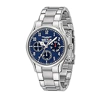 Sector No Limits Men's 660 Stainless Steel Quartz Sport Watch with Stainless-Steel Strap, Silver, 22 (Model: R3253517007)