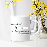 Funny Coffee Mug I Have Found The One Whom My Soul Loves Up Buttercup Ceramic For Kitchen Coffee Bar Office School Microwave Safe For Tea Milk Cappuccino For Family Friends Colleagues