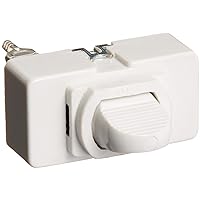 Legrand Pass & Seymour 1091W 3 Amp 24 AC/DC Despard Momentary Contact Switch, White (1 Count)
