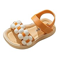 Girls Dress Sandals Size 1 Children Sandals Thickened Summer Princess Fashion Soft Sole Youth Size 2 Girls Slippers