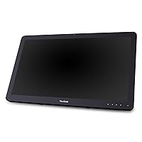 ViewSonic TD2430 24 Inch 1080p 10-Point Multi Touch Screen Monitor with HDMI and DisplayPort., Black