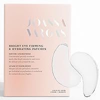 Joanna Vargas Bright Eye Firming Mask - Concentrated Under Eye Patches with Hyaluronic Acid and Peptides for Deep Hydration