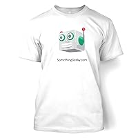 Something Geeky Robot T-shirt - White Medium (38/40