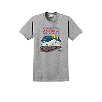 Amtrak 46 in Philly 50th Anniversary Sports Gray Printed T-Shirt AMT [140]