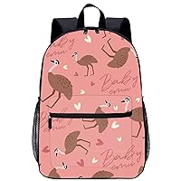 Emu Laptop Backpack for Men Women 17 Inch Travel Daypack Lightweight Shoulder Bag
