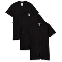 Mens Essential Cotton Slim Fit V-Neck T-Shirt 3-Pack