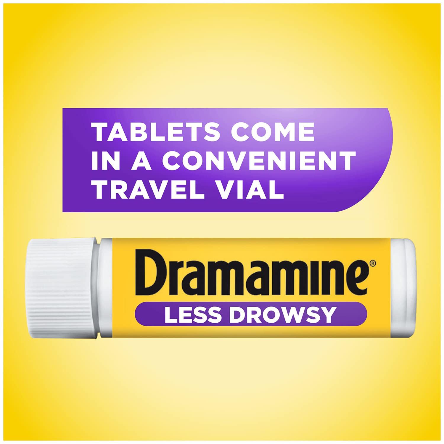 Dramamine All Day Less Drowsy Motion Sickness Relief | 8 Tablets included