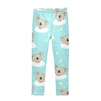 Girls Leggings Stretch Leggings for Girls Comfortable Pants Toddler Leggings for Kids 4-10 Years