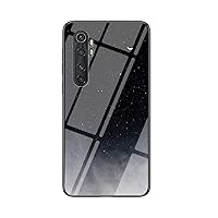 IVY Tempered Glass Starry Sky Case for Xiaomi Mi Note 10 Lite Case - D