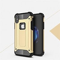 Strong Hybrid Tough Shockproof Armor Back Case for iPhone X XR XS Max 8 8 Plus 7 6s 12 11 Pro Hard Rugged Phone Protective Cover,Local Tyrant Gold,for iPhone 7 8 Plus
