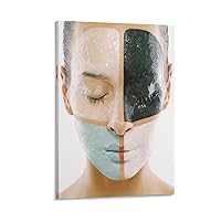 Skin Care Facial Cleansing Beauty SPA Beauty Salon Poster Beauty Salon Wall Decoration Wall Art Paintings Canvas Wall Decor Home Decor Living Room Decor Aesthetic 12x18inch(30x45cm) Frame-Style