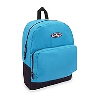 Everest Classic Backpack with Front Organizer, Turquoise, One Size