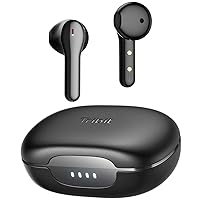 Tribit Earbuds, Bluetooth 5.2 Earbuds Qualcomm QCC3040, 4Mics CVC 8.0 Call Noise Canceling Crystal-Clear Calls Comfortable Earbuds 32H Playtime Wireless Bluetooth Headphones, FlyBuds C2