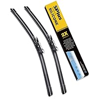 5 PLUS® Silicone Windshield Wipers 26 and 23 Inch Replacement For Toyota 2021-2007 Tundra 2022-2008 Sequoia, Automotive Replacement Windshield Wipers With Water Repellent