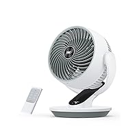 Dreo Oscillating Fan for Bedroom, 13 Inch Quiet Table Fans for Home Whole Room, 70ft Powerful Airflow, Desk Air Circulator Fan with Remote, 120° Adjustable Tilt, 4 Speeds, 8H Timer, for Office Desktop