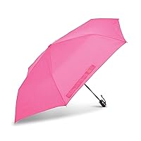 Samsonite Compact Auto Open/Close Umbrella, Bright Pink, One Size