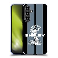 Head Case Designs Officially Licensed Shelby Gray Car Graphics Soft Gel Case Compatible with Samsung Galaxy S24+ 5G