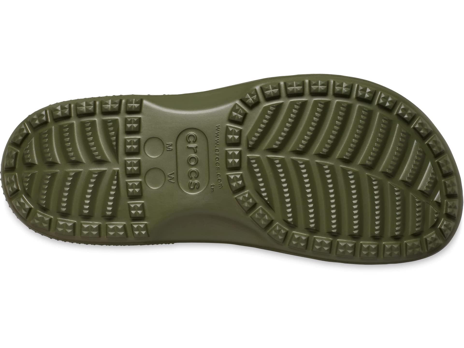 Crocs Unisex Classic Rain Boots, Army Green, 5 US Men