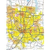 ConversationPrints COLUMBUS OHIO MAP GLOSSY POSTER PICTURE PHOTO BANNER PRINT road city usa oh