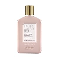 Alfaparf Milano Keratin Therapy Lisse Design Keratin Shampoo - Maintains and Enhances Keratin Smoothing Treatment - Anti-Frizz Hair Care Product - Paraffin and Sulfate Free - 8.45 Fl. Oz.