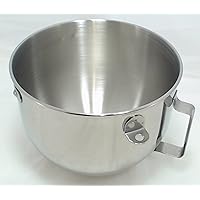 KitchenAid 5 Quart Polished Stainless Steel Mixing Bowl (ONLY to fit KG 5-Quart KitchenAid Bowl-Lift Stand Mixers)