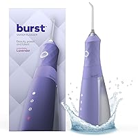 Water Flosser – Electric Cordless Water Floss – 3 Modes, 80-Day Rechargeable Battery, Waterproof – Portable for Travel - Refillable Water Flosser Picks for Teeth Cleaning and Braces – Lavender