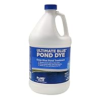 Ultimate Blue Pond Dye Liquid Concentrate, Ecofriendly, Clean & Clear Water, No Mixing & Easy to Use, Enhances Natural Color, Treats up to 1 Acre, 1 Gallon