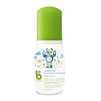 Babyganics Alcohol-Free Foaming Hand Sanitizer, On-The-Go, Fragrance Free, 1.69 oz, Packaging May Vary