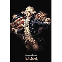 Thomas Jefferson Notebook: 6x9 Lined and Dotted Journal