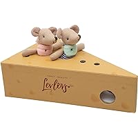 LEVLOVS Mouse in a Matchbox Toy Baby Registry Gift (Twins)