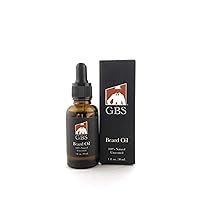 Natural Beard Oil and Dropper, 1fl oz