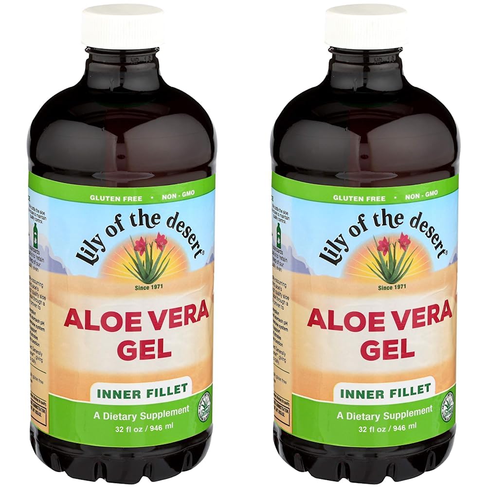 Lily Of The Desert Aloe Vera Gel 32 oz (Pack of 2)